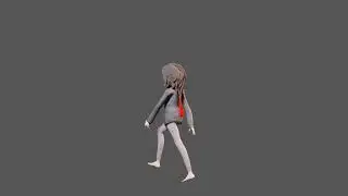 3D Animated Walking Character with Blender