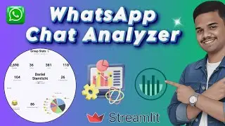 WhatsApp chat Analyzer 📈 || Analyze Your Chats Like a Pro! 📱💬 || project maker