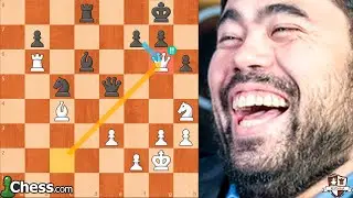 NAKAMURA CLAVA la DAMA en la MISMA CASA del REY