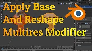 Reshape And Apply Base Options In The Multires Modifier | Blender 2.92 Tutorial