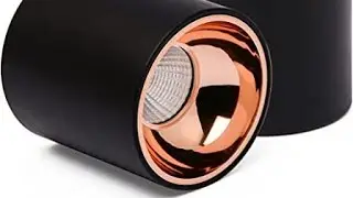 Lafit 5 Watt Black Body LED Round Surface Light Sylindr Fiting | COB Surface Light fitting