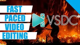 Fast Paced Video Editing In VSDC Free Video Editor Tutorial In Hindi