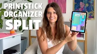 The NEW PrintStick DIGITAL Organizer SPLIT - Digital Notes & planning all in one place! iPad Planner