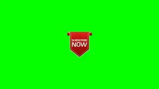 Green Screen Effects Subscribe Button| Copyright free @ Green Screen Studio
