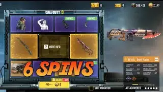 6 SPINS ON PAINFUL DUO LEGENDARY ASVAL MK2 CYBER MONDAY BLACK FRIDAY DEAL CODM SEASON 10 COD MOBILE