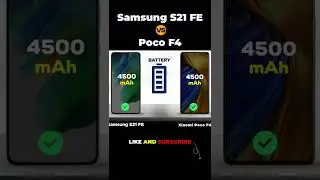 Samsung Galaxy S21 FE 5G vs Xiaomi Poco F4