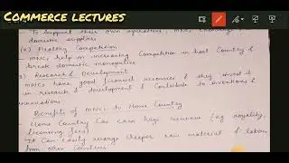 advantages of MNCs to home and host country || business organisation and management bcom, mcom, bba