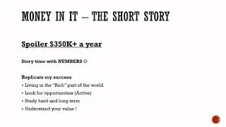 IT Journey Earn $350K a Year