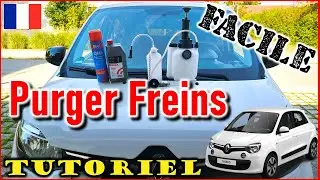 🇲🇫Purge freins FACILE - 1 seule personne - Exemple avec Renault Twingo III 3 - Moteur SCe70 - Tuto