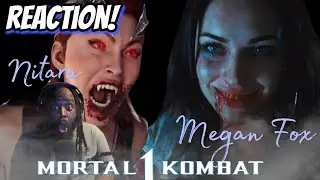 Mortal Kombat 1: Nitara X Megan Fox Gameplay Trailer REACTION!
