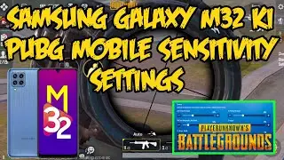 Samsung galaxy m32 pubg sensitivity settings || zero recoil sensitivity settings  sensitivity bgmi
