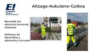 Garbiketa Altzagan, Kukularra eta Goikoa - COVID-19 - Limpieza en Altzaga, Astrabudua y Goikoa