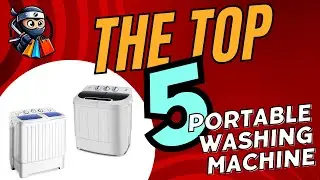 🌀🧺  Top 5 Portable Washing Machines of 2024 🌟