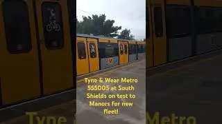 Tyne & Wear Metro Class 555 555005 on test at South Shields Station