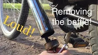 Loud motorized bicycle