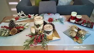 DIY 6 Beautiful Christmas Ornaments in Trays / Plates | Christmas 2022