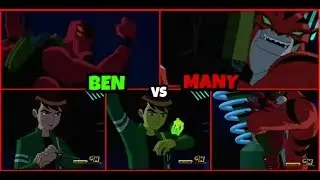 BEN10 FUERZA ALIENIGENA-BEN vs MANY