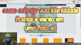 como colocar sua identidade frente e verso em uma foto só