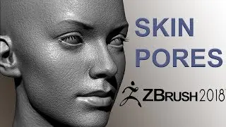 Easy Zbrush - Creating Skin Pores in Zbrush 2018