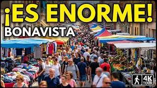 walk tour - market BONAVISTA  4K (Tarragona) CATALONIA SPAIN 2024