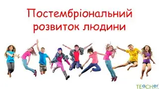 Постембріональний розвиток людини
