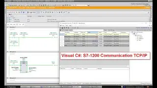 💢 Visual C#(Tag management):  S7 1200 Communication TCP/IP