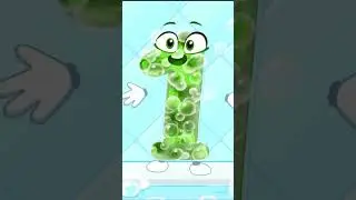 123 Numbers | Wash the Numbers | Fun Counting games | Meet Number 1 | 