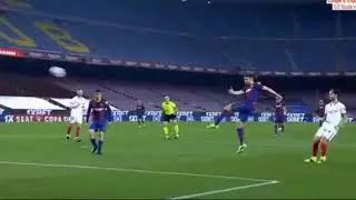 جوردي ألبا لقطة الموسم 🔥 عارضة ع طريقة الكاراتيه 🔥