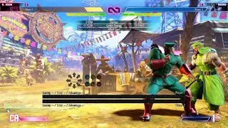 M.Bison Vs Rashid Punish Combo - Street Fighter 6