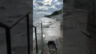 Жигулевское море волнуется, шторм будет?