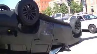 Custom Chevy Tahoe Car Crash Rollover
