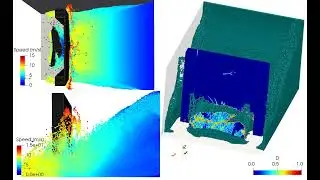Fracturing concrete wall due to tsunami using SPH-VCPM method