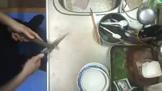 Лайфхак по заточке ножей в условиях стеснённости