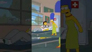 Marge Saves A Football Star #shorts