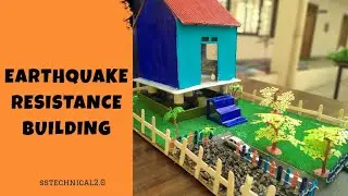 Earthquake Resistance Building⛰️ 🏢And Magnetic 🧲Home  ।। sstechinal2.0☄️ ।। Project work।।#technical