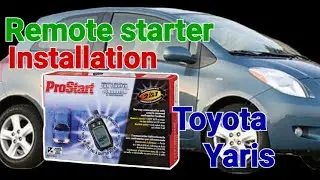 How to  install remote starter for toyota yaris 2008