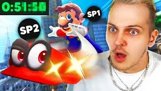 NEUER WELTREKORD im Mario Odyssey Multiplayer! - Huebi reagiert