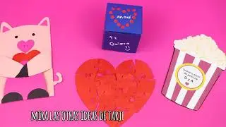 Tarjeta para San Valentin  🍿💞 |Partypop DIY🎉|