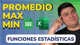 Domina las Funciones MAX MIN y PROMEDIO en Excel en 5 Minutos!