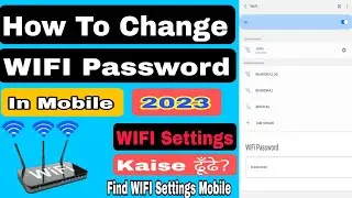 How To Change WiFi Password In Mobile 2023 | WiFi Password Change Tenda WiFi Router | WiFi Settings