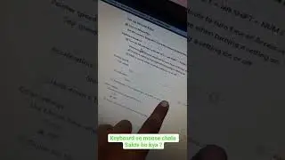 keyboard se mouse chala skte ho kya Anjni Computer Education 🔥