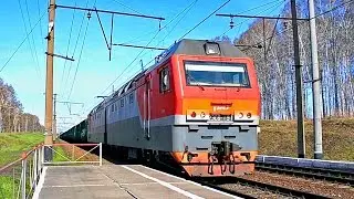 "Просвистела..." | "Синара" 2ЭС6-191 с вертушкой | 2ES6 Sinara | RZD