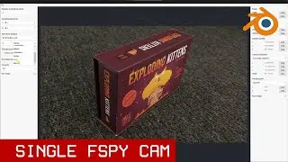 Using a Single fSpy Camera in Blender | Intro to Projection Mapping in Blender