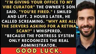 Fired for a Vibe Curator, I Locked the Servers with My Retina Scan.