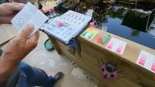 Colombo Test Kit and Tinkering with Pah's Tench Pond #koi #tench #koipond #ponds #tempest #koilovers