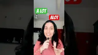 The difference between ‘a lot’ and ‘alot’✅ #shorts #englishgrammar #youtubeshorts