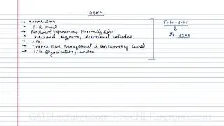 Database Management System 01 Course content and Syllabus DBMS