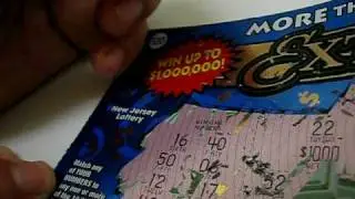Scratching off an Instant Lottery Ticket that Cost $20