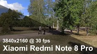 Xiaomi Redmi Note 8 Pro - 4K (2160p) 30 fps camera video sample