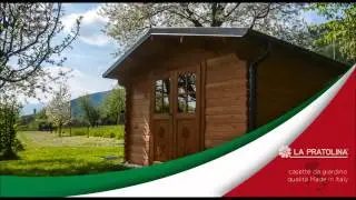 Casetta da giardino in legno blockhaus di qualità